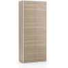 kancelarska policova skrin s dvermi layers 800 x 400 x 1905 mm dub prirodni dub moreny 21901