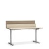 vyskove nastavitelny stul single layers 160x80 cm 2 motory s prepazkami dub prirodni dub moreny 100262