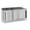 nerezovy pracovni stul se skrinkou 1800 x 600 x 850 mm 48558