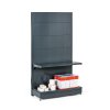 prodejni regal oboustranny perfo steny 2200 x 1000 x 900 mm zakladni antracit 55258