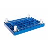 plastovy vozik xl na prepravky 800x600 mm 500 kg por kola modra 51629