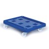 plastovy vozik xl na prepravky 800x600 mm 500 kg por kola modra 105748