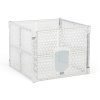 ohradka pro psy 900 x 900 x 667 mm bila 123403