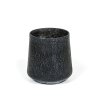 kvetinac valcovy l 38 x 38 x 39 cm fiberclay cerna bile stopy 54396