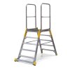 hlinikovy mustek zebrik s plosinou oboustranny alve forte 2x5 pricky vyska plosiny 1 04 m 77775