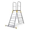 hlinikovy mustek zebrik s plosinou oboustranny alve forte 2x8 pricky vyska plosiny 1 68 m 77778