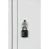 satni skrinka s uloznymi boxy 2 boxy 1850 x 300 x 500 mm otocny zamek laminovane dvere dub prirodni 64245