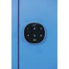satni skrinka s uloznymi boxy 5 boxu 1850 x 300 x 500 mm kodovy zamek laminovane dvere dub prirodni 64450