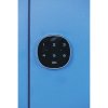 satni skrinka s uloznymi boxy 6 boxu 1850 x 900 x 500 mm kodovy zamek laminovane dvere dub prirodni 64531