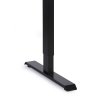 Výškově nastavitelný pracovní stůl do dílny, 2 motory, 1500 x 800 x 760-1230 mm, černá podnož