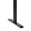 Výškově nastavitelný pracovní stůl do dílny, 2 motory, 1500 x 800 x 760-1230 mm, černá podnož
