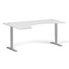 ergonomicky vyskove nastavitelny stul 180x120 cm 2 motory l p seda podnoz bila 114612