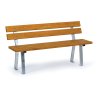 venkovni lavicka woody s operadlem zinkovana 1500 mm limba 79725