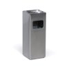 Odpadkový koš s popelníkem a vnitřní nádobou, 11,5 l, nerez