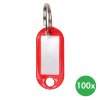 klicove zavesy 100 ks cervene 115671