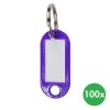 klicove zavesy 100 ks fialove 115672