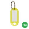 klicove zavesy 100 ks zlute 115674