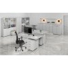 kombinovana kancelarska skrin s drevenymi a sklenenymi dvermi primo gray 800 x 420 x 1781 mm seda 72371