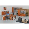 kombinovana kancelarska skrin primo gray zasouvaci dvere na 2 patra 800 x 420 x 1434 mm seda tresen 72989