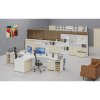 kombinovana kancelarska skrin primo white zasouvaci dvere na 2 patra 800 x 420 x 2128 mm bila briza 73449
