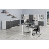 kombinovana kancelarska skrin primo white zasouvaci dvere na 2 patra 800 x 420 x 2128 mm bila grafit 73465