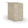 kancelarsky pristavny zasuvkovy kontejner primo wood 4 zasuvky dub prirodni 71808