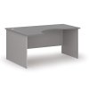 Ergonomický kancelářský pracovní stůl PRIMO GRAY, 1600 x 1200 mm, levý, šedá/grafit