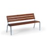 venkovni lavicka stack stohovatelna s operadlem zinkovana 1500 mm mahagon tmavy 79730