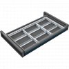 Organizér nářadí do zásuvky skříní KOVOS se šířkou 505 mm, 9 přihrádek