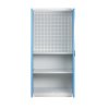 policova dilenska skrin na naradi kovos perforovany panel 2 police 950 x 600 x 1950 mm 75068