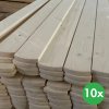 Plotovky, zakulacená horní část, balení 10 ks, 20 x 95 x 1800 mm