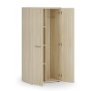 kancelarska satni skrin primo wood 3 police satni tyc 800 x 500 x 1781 mm dub prirodni 83561