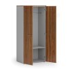kancelarska satni skrin primo gray 1 police satni tyc 800 x 500 x 1781 mm seda orech 83460