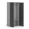 kancelarska satni skrin primo gray 1 police satni tyc 800 x 500 x 1781 mm seda grafit 83454