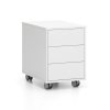 kancelarsky pojizdny kontejner layers 3 zasuvky 400 x 600 x 575 mm bila 86327