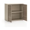 kancelarska skrinka s dvermi layers kratka 800 x 400 x 777 mm dub prirodni dub moreny 86059