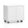 pojizdna skrinka na koleckach s dvermi layers kratka 600 x 400 x 575 mm bila 105217