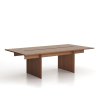 jednaci kancelarsky stul solid 2x prised 240x125 cm orech 85724