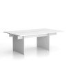 jednaci kancelarsky stul solid 1x prised 210x125 cm bila 85748