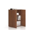 kancelarska skrin nizka solid 800 x 400 x 1080 mm orech 85821