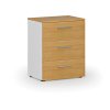 kancelarska komoda ke stolu primo white 740 x 600 x 420 mm bila buk 86595