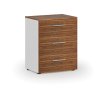 kancelarska komoda ke stolu primo white 740 x 600 x 420 mm bila orech 86605