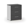 kancelarska komoda ke stolu primo white 740 x 600 x 420 mm bila grafit 86608