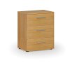 kancelarska komoda ke stolu primo wood 740 x 600 x 420 mm buk 86627