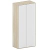 kancelarska policova skrin future 850 x 450 x 1900 mm bila dub 88183