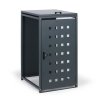Přístřešek na popelnici do objemu 240 l, 123,5 x 67 x 77,3 cm, přístavný, šedá