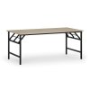 konferencni stul fast ready 180x90 cm cerna podnoz dub prirodni 93725