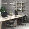 Kancelářský mobilní kontejner SOLID, 4 zásuvky, dub přírodní