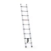 Teleskopický hliníkový žebřík PROFI, 2,6 m, 9 příček