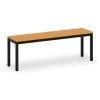 satni lavice sedak lamino delka 1200 mm cerne nohy oranzova 93530